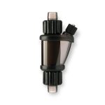 Inline CO2 atomizer diffuser for canister filter aquarium setup