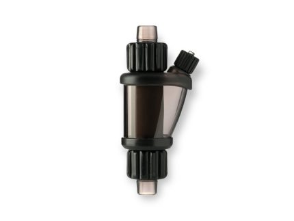 Inline CO2 atomizer diffuser for canister filter aquarium setup