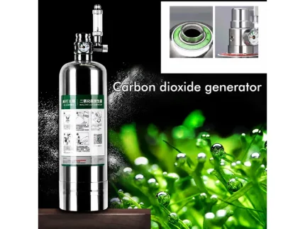 WYIN stainless steel CO2 cylinder generator with dual pressure gauges